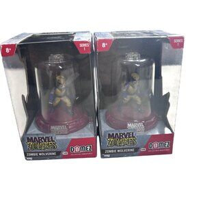 Lot 2 Marvel Zombies Domez Zombie Wolverine Collectible Figures Series 1 NEW
